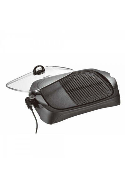 Voltz Ηλεκτρική ψησταριά 2000W, 40x30εκ., γυάλινο καπάκι VOLTZ, 5 επίπεδα θερ...