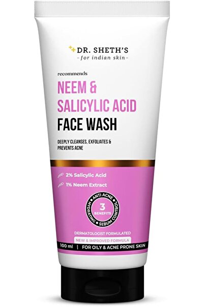 Dr. Sheth's Dr. Sheth’s Neem & Salicylic Acid Face Wash | Acne-Prone Skin, Ex...