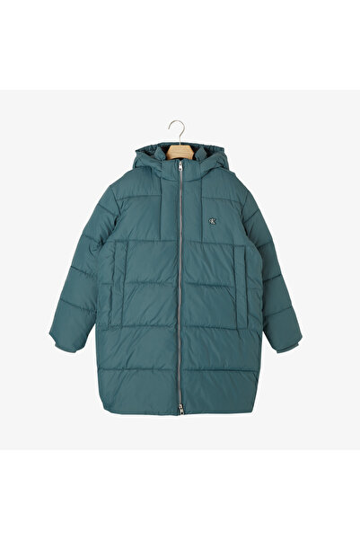 Calvin Klein Jeans Essential Parka Puffer Çocuk Mavi Mont