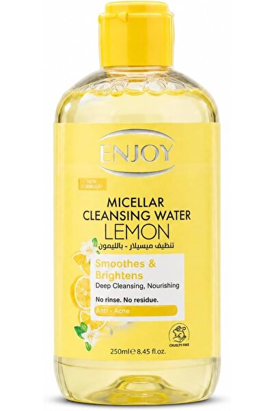 Enjoy Facial Micellar Lemon 250 ml – Brightening & Purifying Cleanser with Vi...