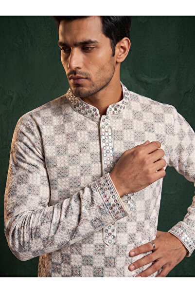 SILK INDIA Men's Kurta Pyjama Set