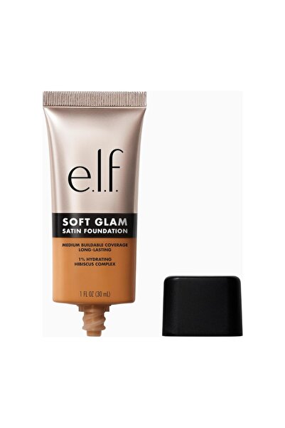 ELF E.L.F Soft Glam Satin Foundation, Medium Coverage, Breathable and Long-La...