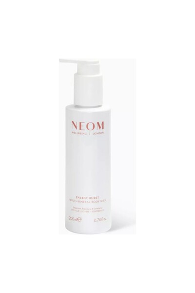 Neom Energy Burst Mineral Body Milk 200ml, Moisturizing and Revitalizing Lotion