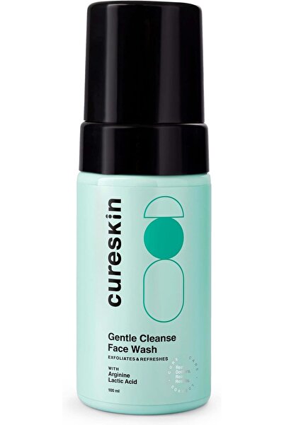 Cureskin Gentle Cleanse Brightening Face Wash with Lactic Acid AHA Foam Face ...