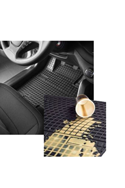 FroGum Ελαστικά πατάκια δαπέδου Rigum για Hyundai H350 2015- μαύρα χωρίς PVC