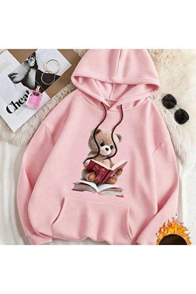 Ryam Mooda 3 Threaded Unisex Oversize Hooded Sweatshirt