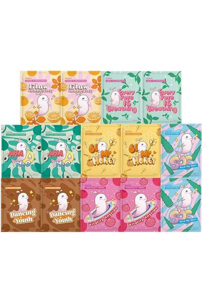 ZealSea Sheet Mask Face Mask Skin Care (Pack of 14) Beauty Facial Mask Kids S...