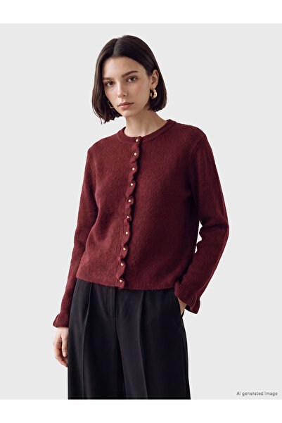 LC Waikiki Crew Neck Women's Knitwear Cardigan