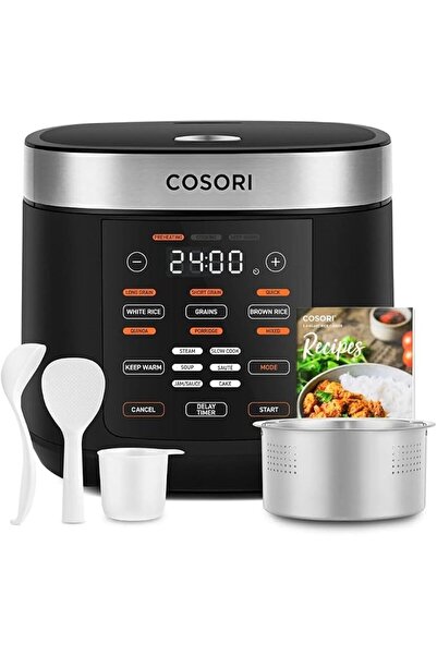 COSORI - Rice cooker, slow cooker and steamer with ceramic coating interior a...
