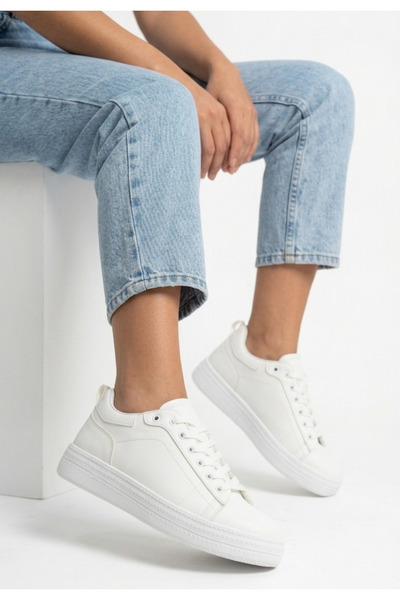 Erbilden Women's Sneaker Sports Shoes White Skin Comfortable Daily Riko