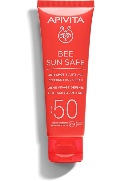 Apivita Bee Sun Safe Anti-Spot & Anti-Age Cream SPF50 50ml – Broad Spectrum U...