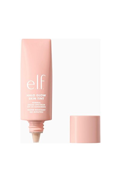ELF E.L.F Halo Glow Skin Tint Spf 50, Natural Glow, Vegan and Spf 50 Protection