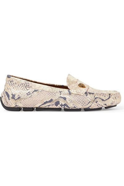 Kurt Geiger Snake Patterned Eagle Loafer Shoes