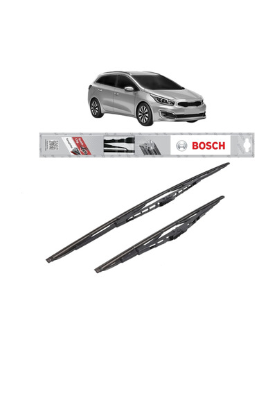 Bosch Σετ 2 υαλοκαθαριστήρων KIA CEED Combi Van (CD) 2018-2020, Κλασικού Τυπι...