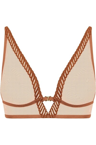 Aubade Sheer Emotion Triangel Bh, Grs Certified, Transparent Tulle Bra