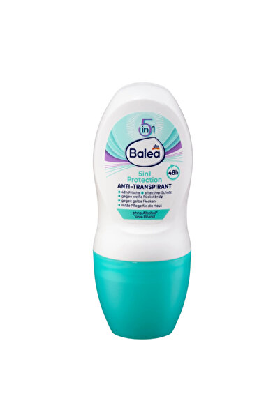BALEA Roll-on Terlemeyi Önleyici 5'i 1 Arada Koruma,Vegan 200 ml 48h
