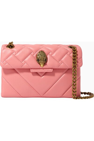 Kurt Geiger Mini Kensington Leather Shoulder Bag, Luxury Leather Shoulder Bag