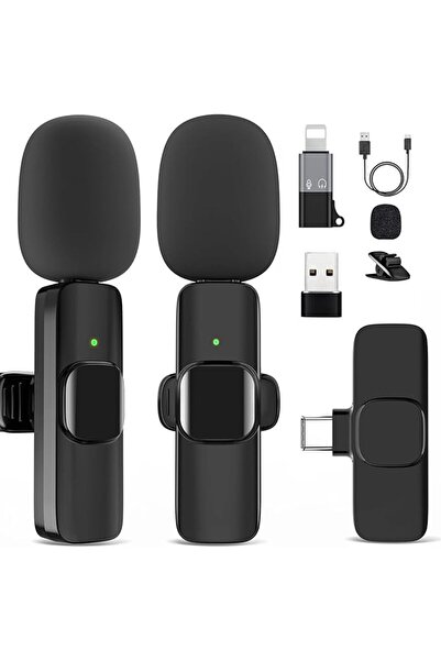 GENERAL Wireless Lavalier Microphone for iPhone 15, Android Phone,Computer, P...