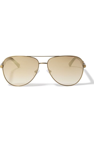 Kurt Geiger Mayfair Aviator Sunglasses 14X5 Cm, Metal Frame and Uv Protection