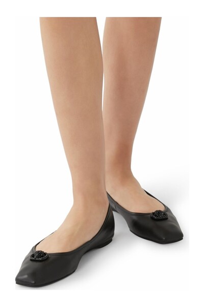Kurt Geiger Chelsea Square Toe Ballerinas