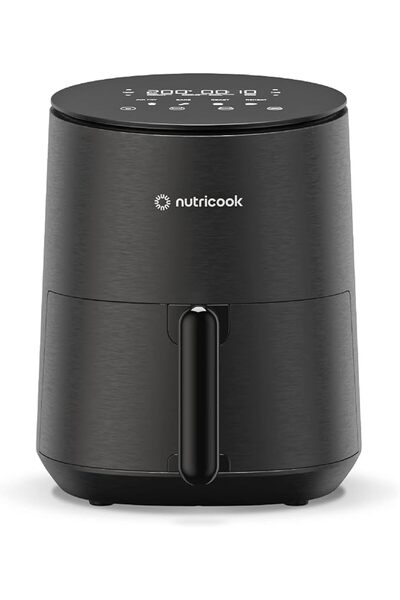 Nutricook Air Fryer Mini, 1500 Watts, Digital Display, Tempered Glass Control...