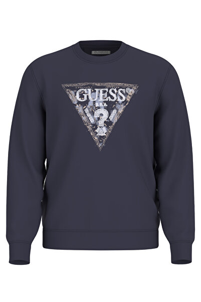 Guess Triangle Erkek Sweatshirt