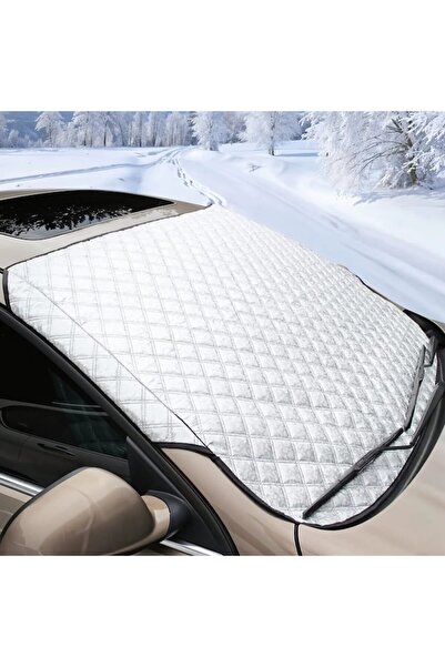 odjas Parasolar Auto Elindor® pentru Parbriz si Oglinzi, cu Banda Reflectoriz...