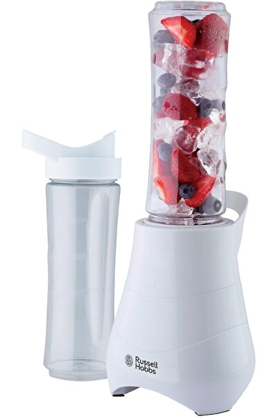 RUSSELL HOBBS خلاط شخصي 300 واط لتحضير العصائر - أبيض، 600 مل، 21350