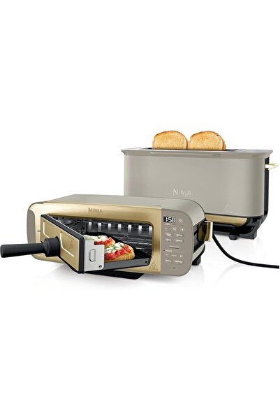 Ninja Theory Ninja Foodi ST202EUSTGD 3-in-1 Toaster, Grill and Panini Press, ...