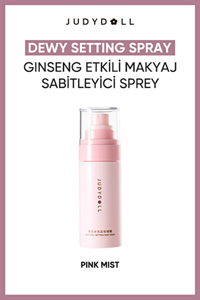 JUDYDOLL Setting Spray Dewy Nem Veren Işıltılı Makyaj Sabitleyici Sprey 50 ml