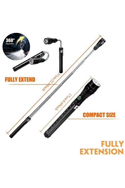 Primo Plus Portable LED Work Light with Magnetic Base and Flexible Gooseneck