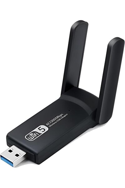 1300Mbps Wireless Adaptör Wifi Ağ Kartı Masaüstü Bilgisayar Pc ile Uyumlu Realtek RTL 8812BU