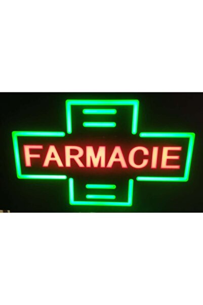odjas Reclama luminoasa Ledstar, FARMACIE, de exterior / interior, 44 x 24 cm...