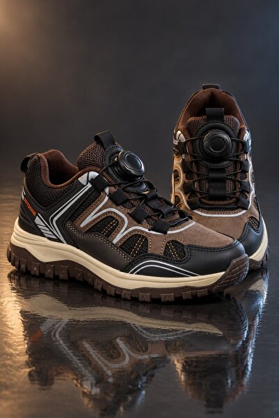 MUGGO TREKON Bağcık Ayar Mekanizmalı Kalın Taban Unisex Çocuk Günlük Outdoor ...