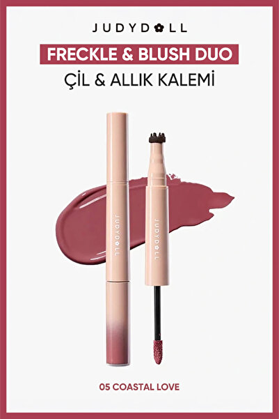 JUDYDOLL Freckle & Blush Duo 05 Coastal Love | Likit Allık ve Çil Kalemi