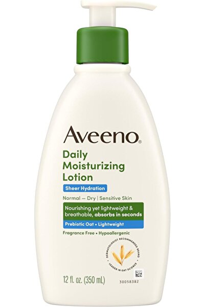 AVEENO لوشن ترطيب يومي خفيف للبشرة الجافة مع الشوفان المهدئ، خفيف الوزن، سريع...