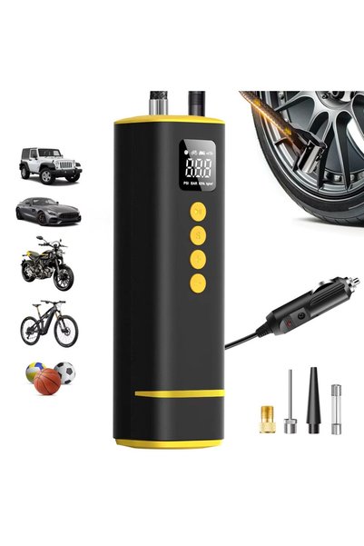 Nexwell Dijital Oto Lastik Hava Pompası Kompresör Çakmaklık Soketli