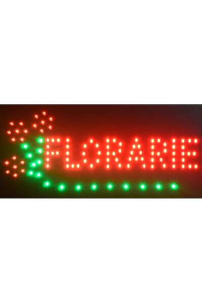 odjas Reclama luminoasa Ledstar, FLORARIE, de interior, 50 x 25cm