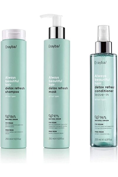 Erayba Always Beautiful Hair Collection Vegan Rich in Natural Ingredients.Det...