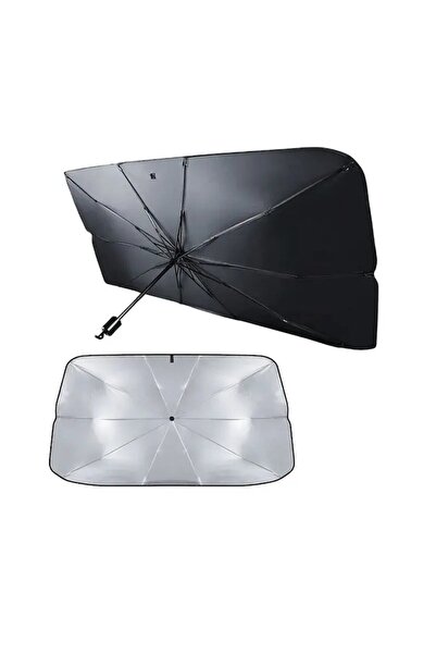 odjas Parasolar HOZRO, Tip Umbrela 120cm x 65cm pentru Parbrizul Masinii – Pr...