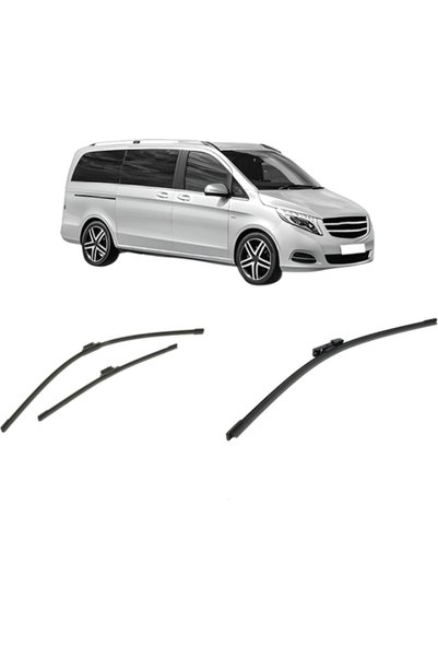 Bosch Set of 3 wipers MERCEDES-BENZ V-CLASS (W447) 2014-2021, windshield and ...