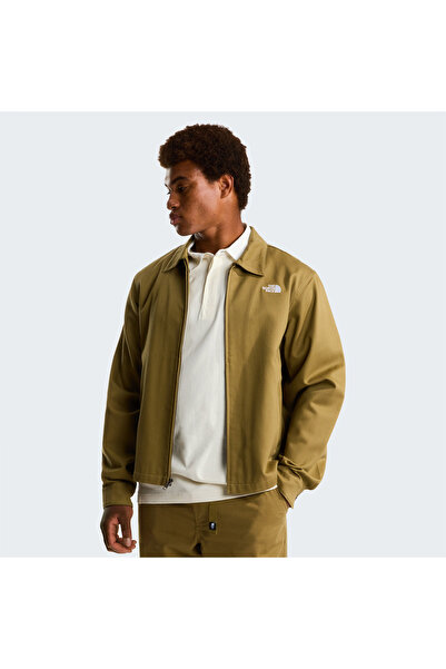 THE NORTH FACE Twill Collared Men's Yellow Jacket