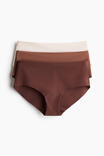 H&M 3'lü İz Yapmayan Hipster Külot Lycra®
