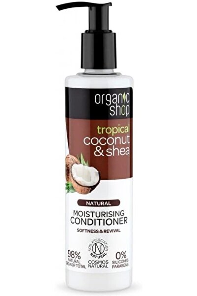 organic shop Natural Coconut & Shea Hair Moisturising Conditioner 280ml