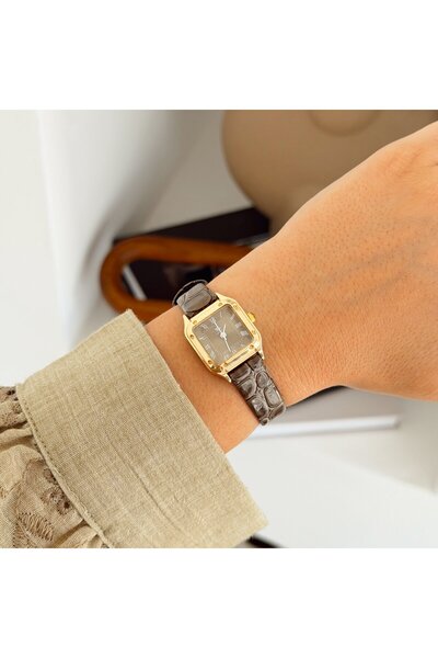 Boise Atelier Evange Brown-Brown Watch |   Clock