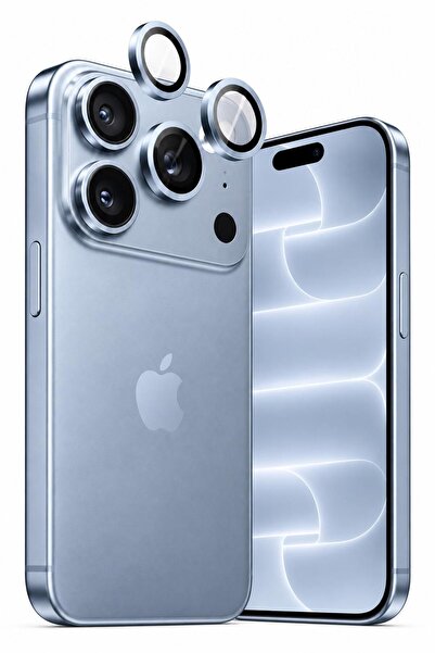 n noppax Orijinal Safir Lens iPhone 18 Pro / iPhone 18 Pro Max Uyumlu Kamera ...