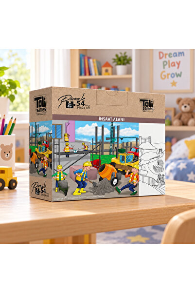 İnşaat Alanı - 54 Parça Puzzle