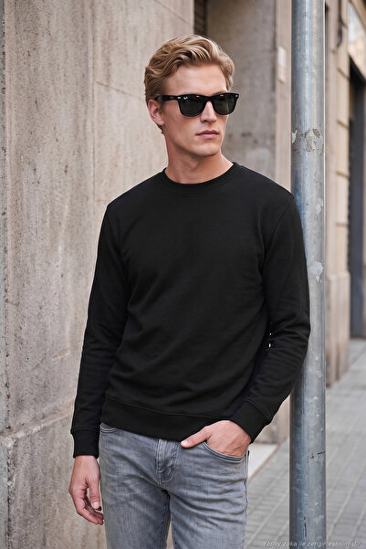Buratti Cotton Regular Fit Crew Neck Sweat Men's Sweat 5905965