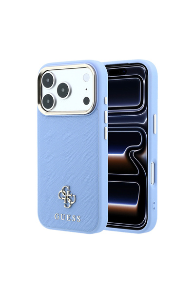 Guess iPhone 18 Pro Max Kılıf Lisanslı M-safeli Klasik Yazı ve 4G Logolu PU S...