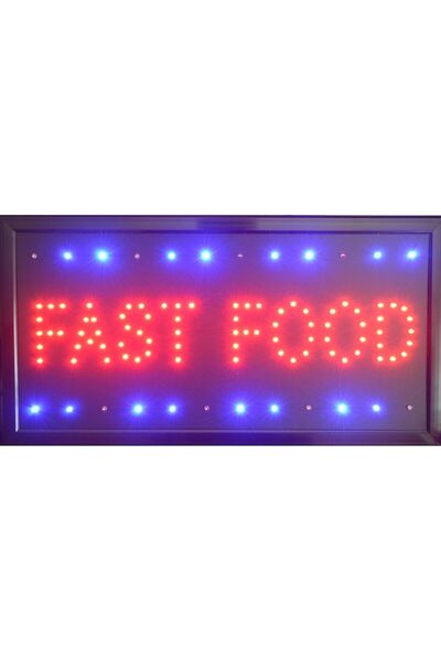 odjas Reclama luminoasa Ledstar, FAST FOOD, de interior, 48 x 25 cm
